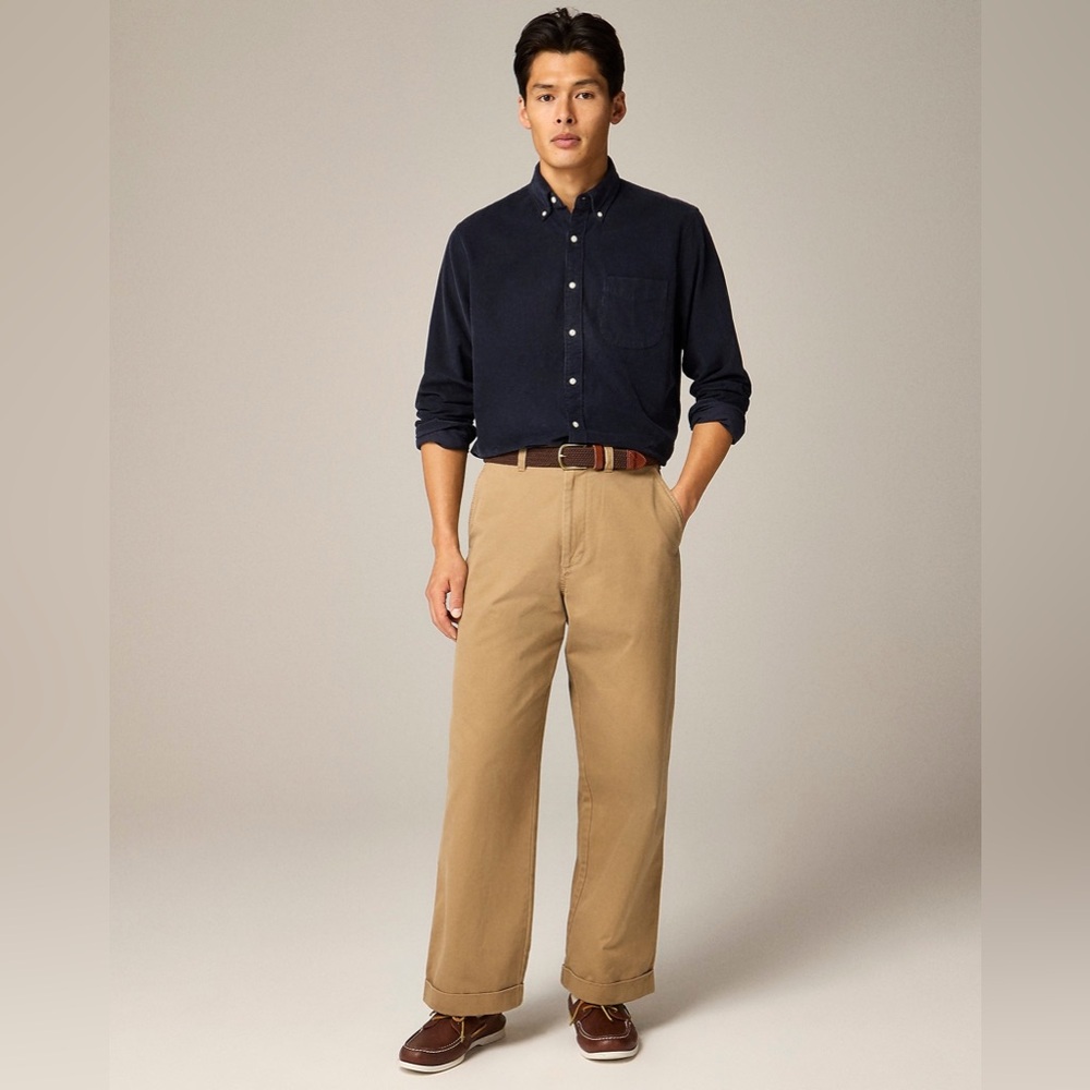 J.Crew Giant-fit Chino Pant Dusty Khaki 32 $98 New with Tags